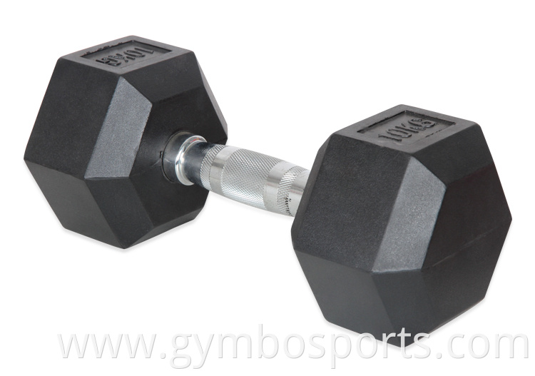 Gym Equipment Rubber Dumbbells Fitness Exercise Dumbbell